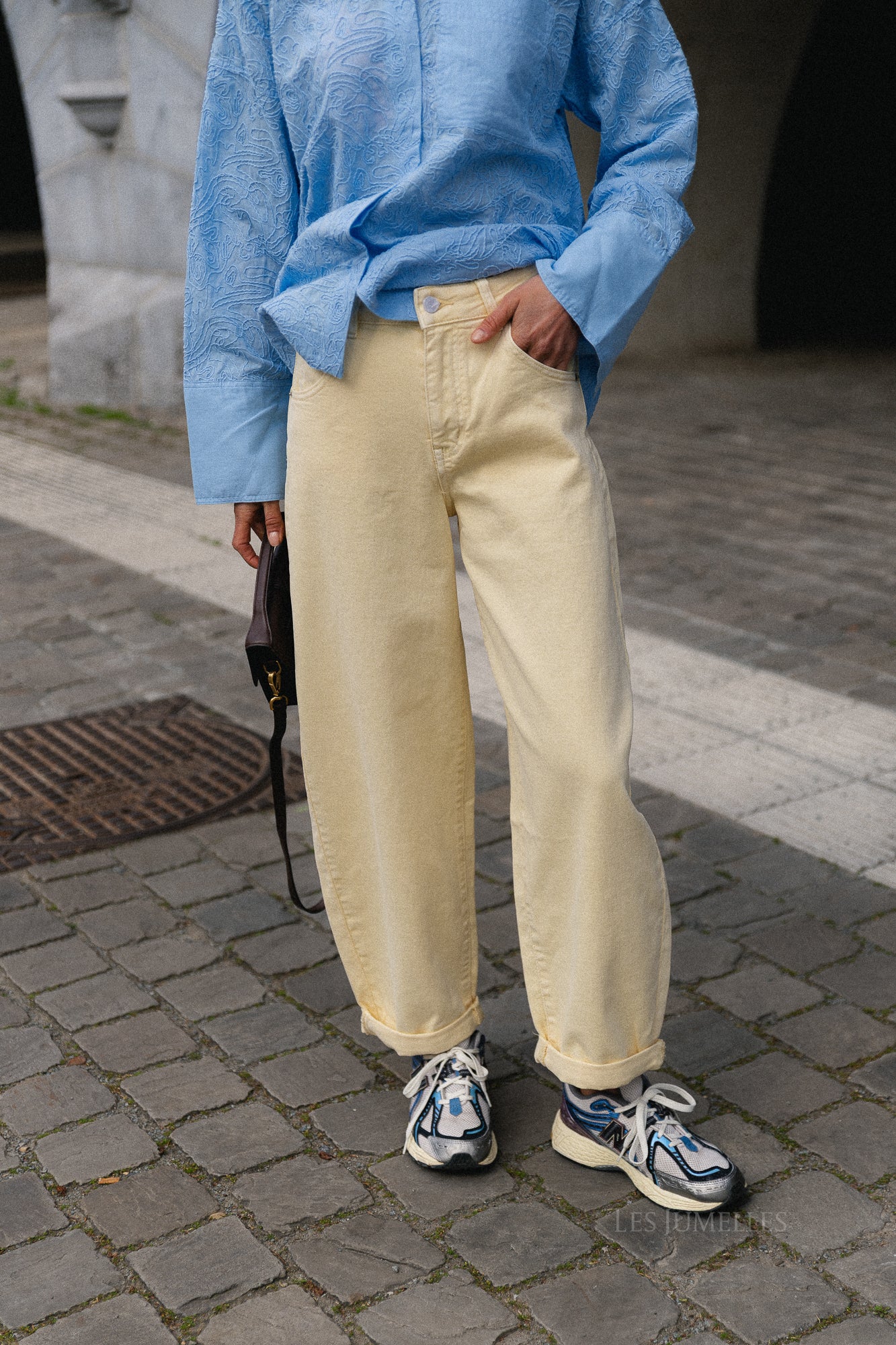 Maurelle balloon fit jeans butter yellow