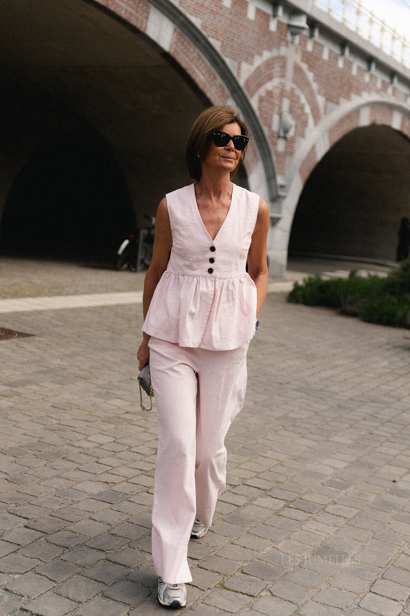 YASTrima linen blend top ballerina