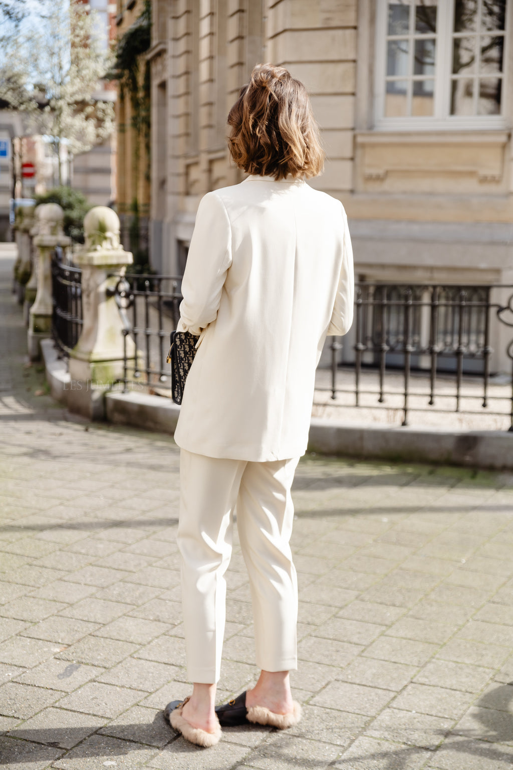 SLFRita LS relaxed blazer birch