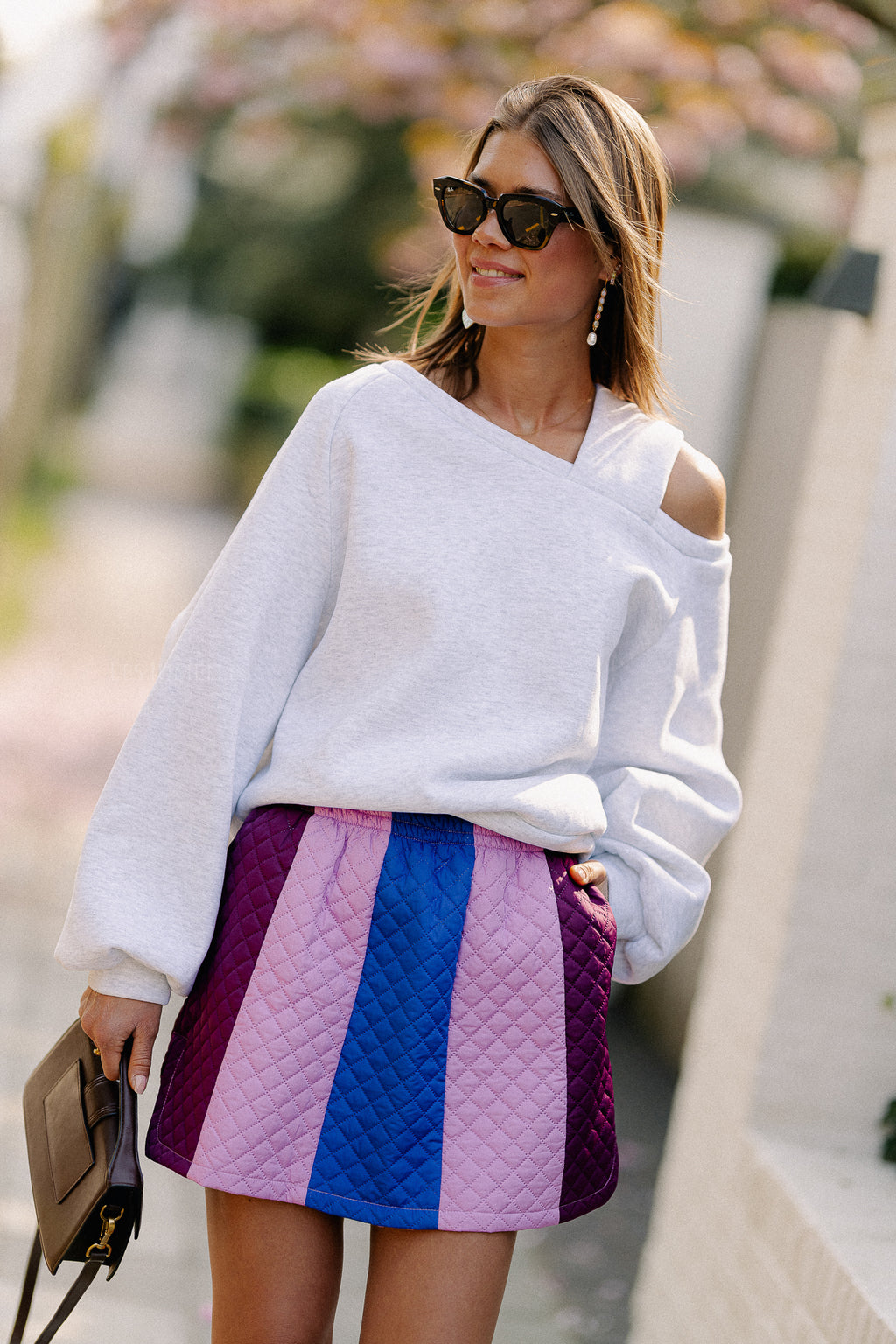 Winnie gewatteerde rok multicolor