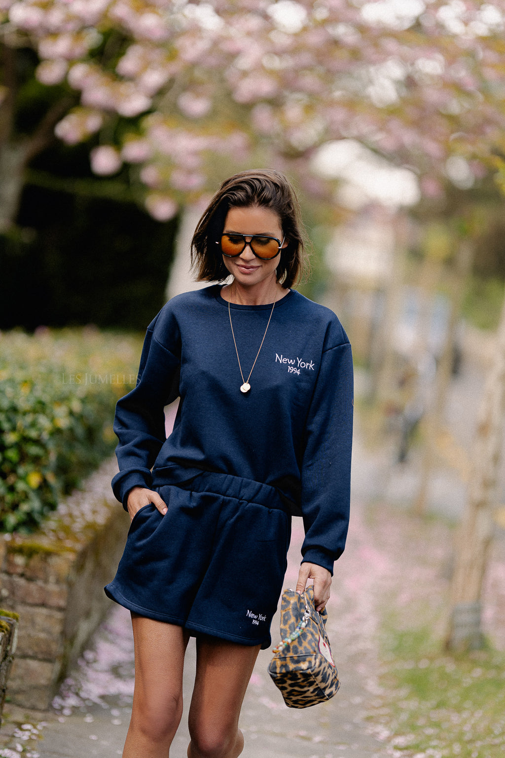 VIHollie L/S sweatshirt navy blazer