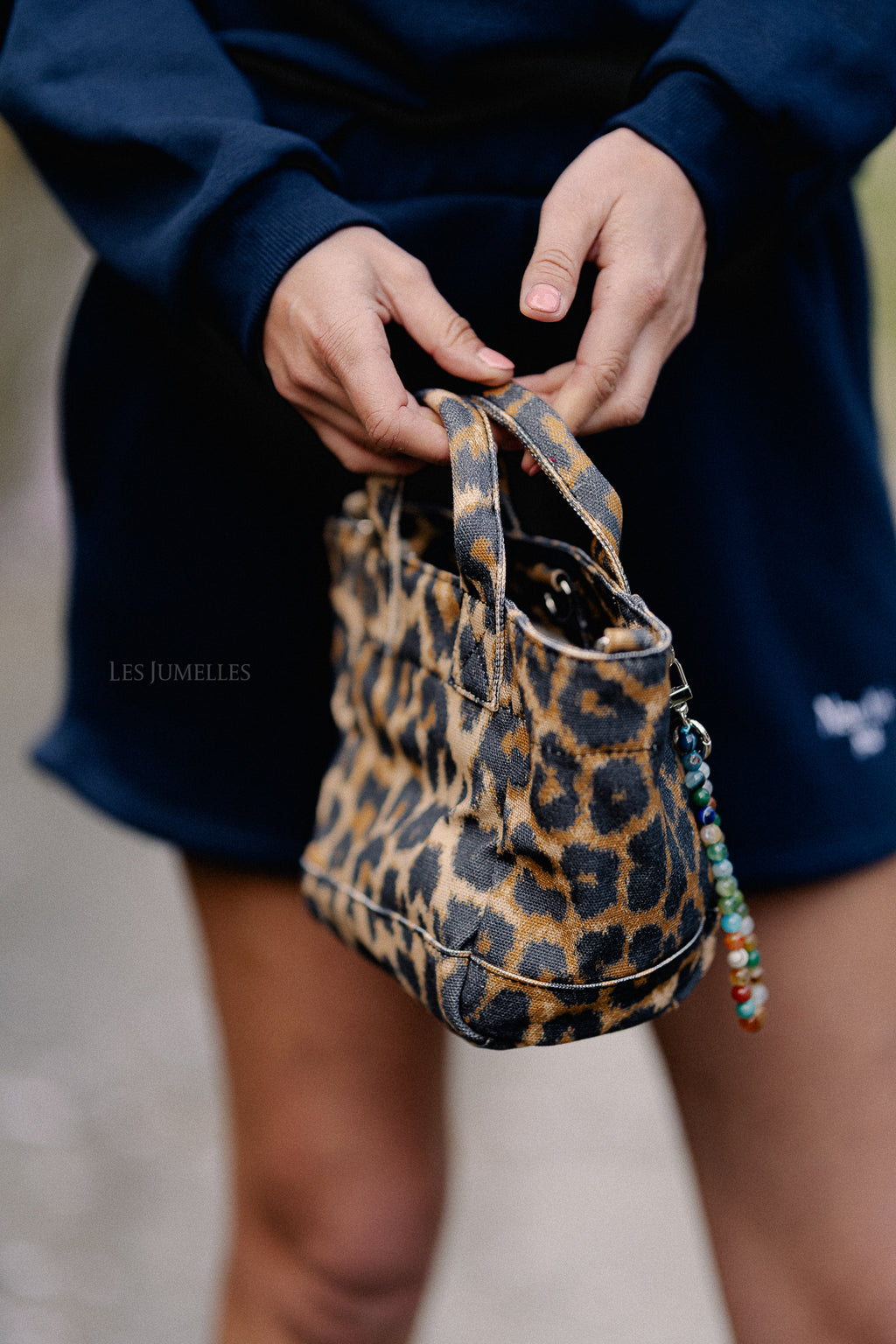 Leopa canvas Gabby bag