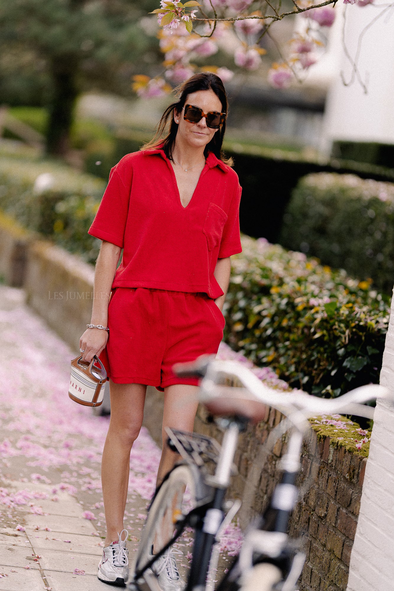 Maggie shorts mandarin red