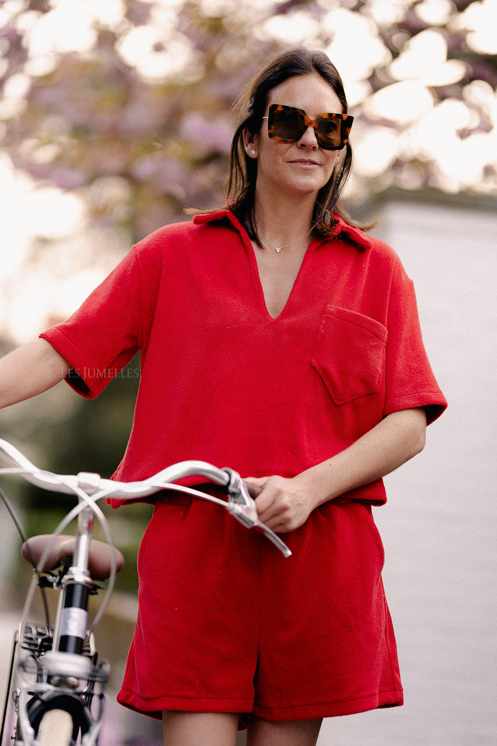 Maggie shorts mandarin red