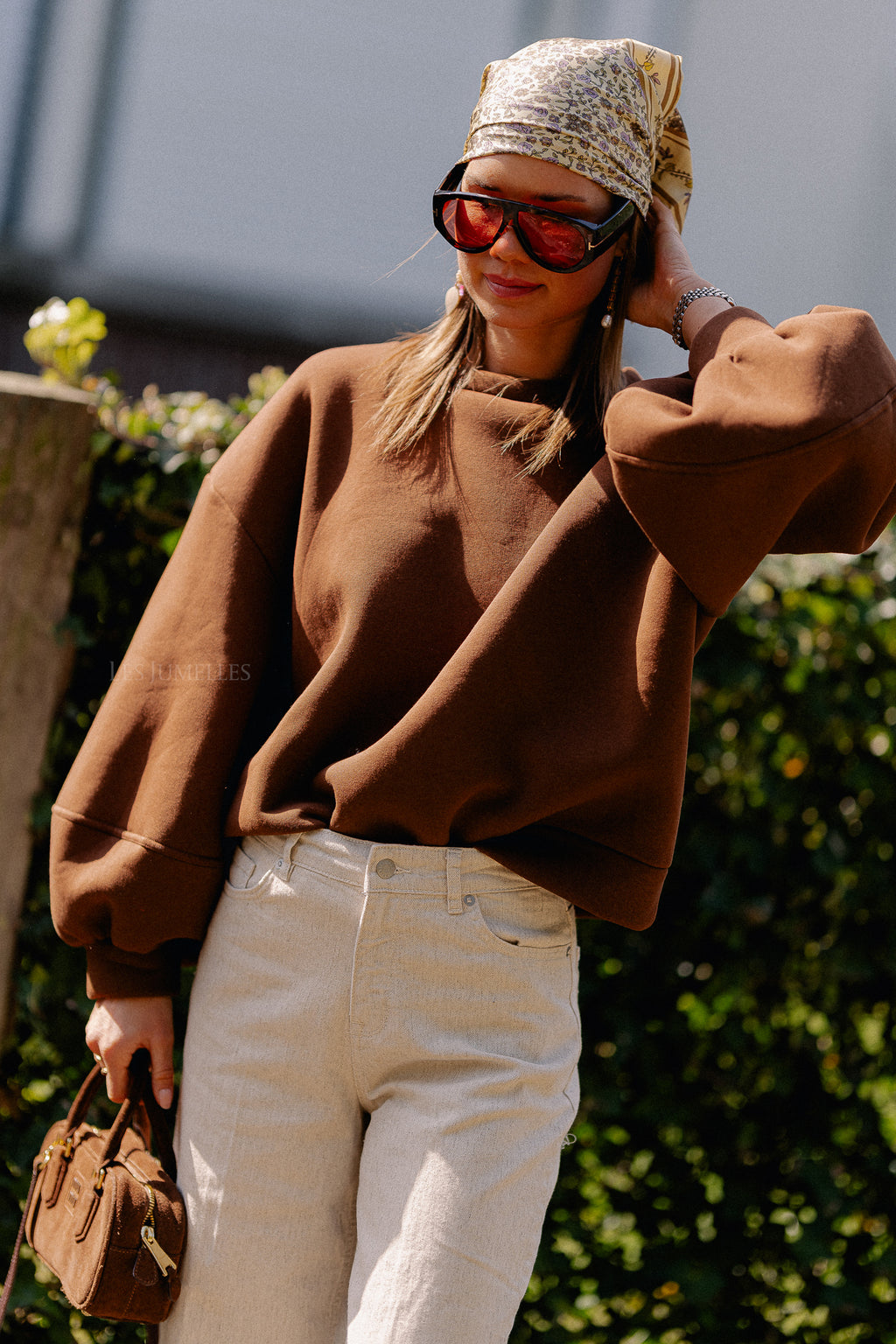 Anke sweater chocolate brown