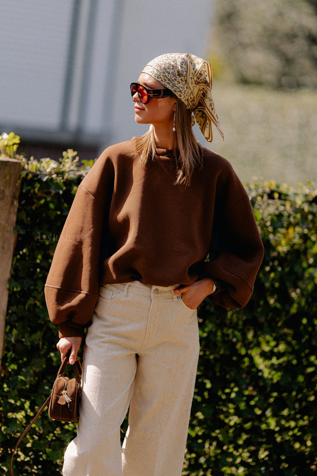 Anke sweater chocolate brown