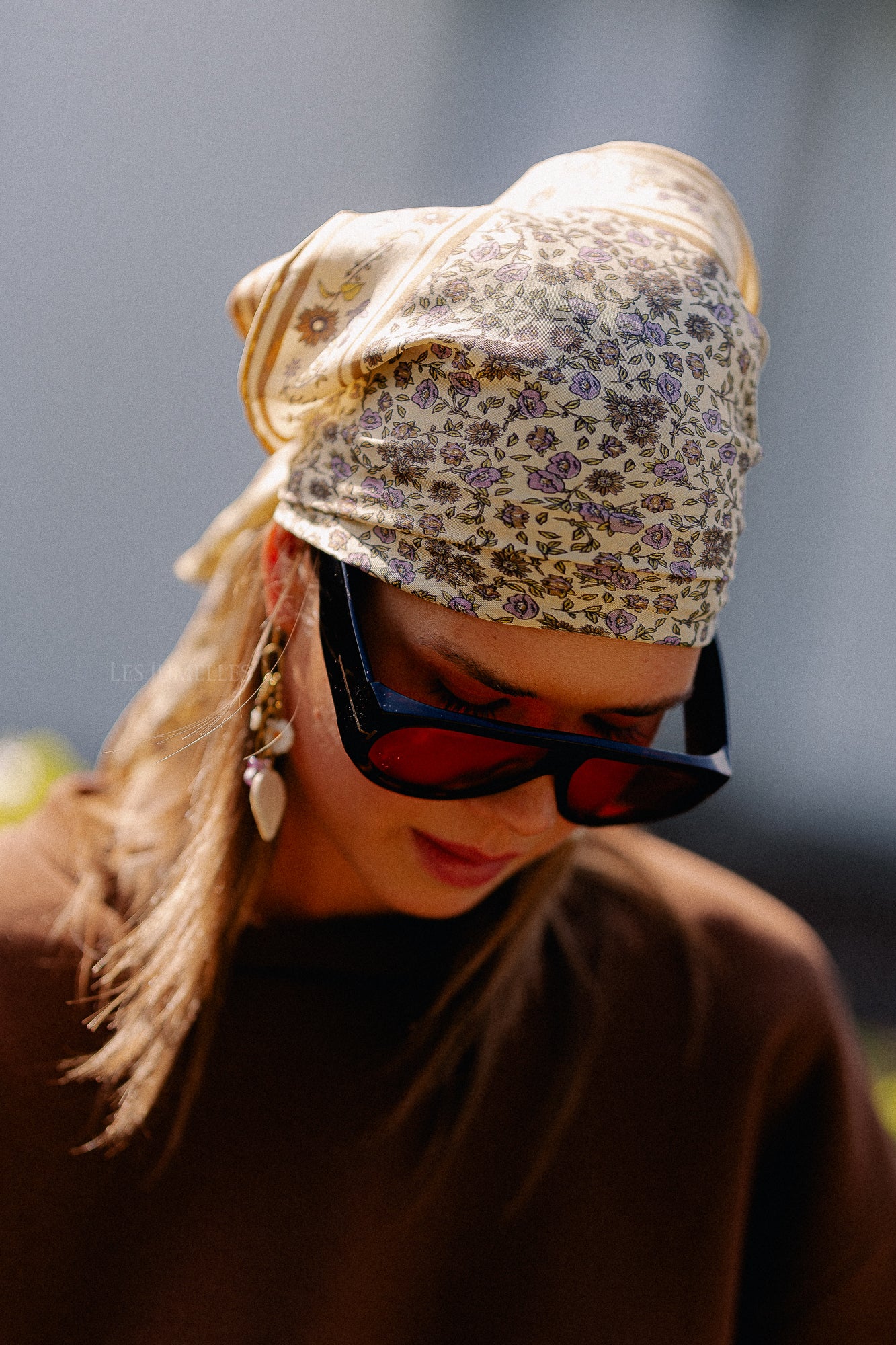 Florisima Sia scarf melon yellow
