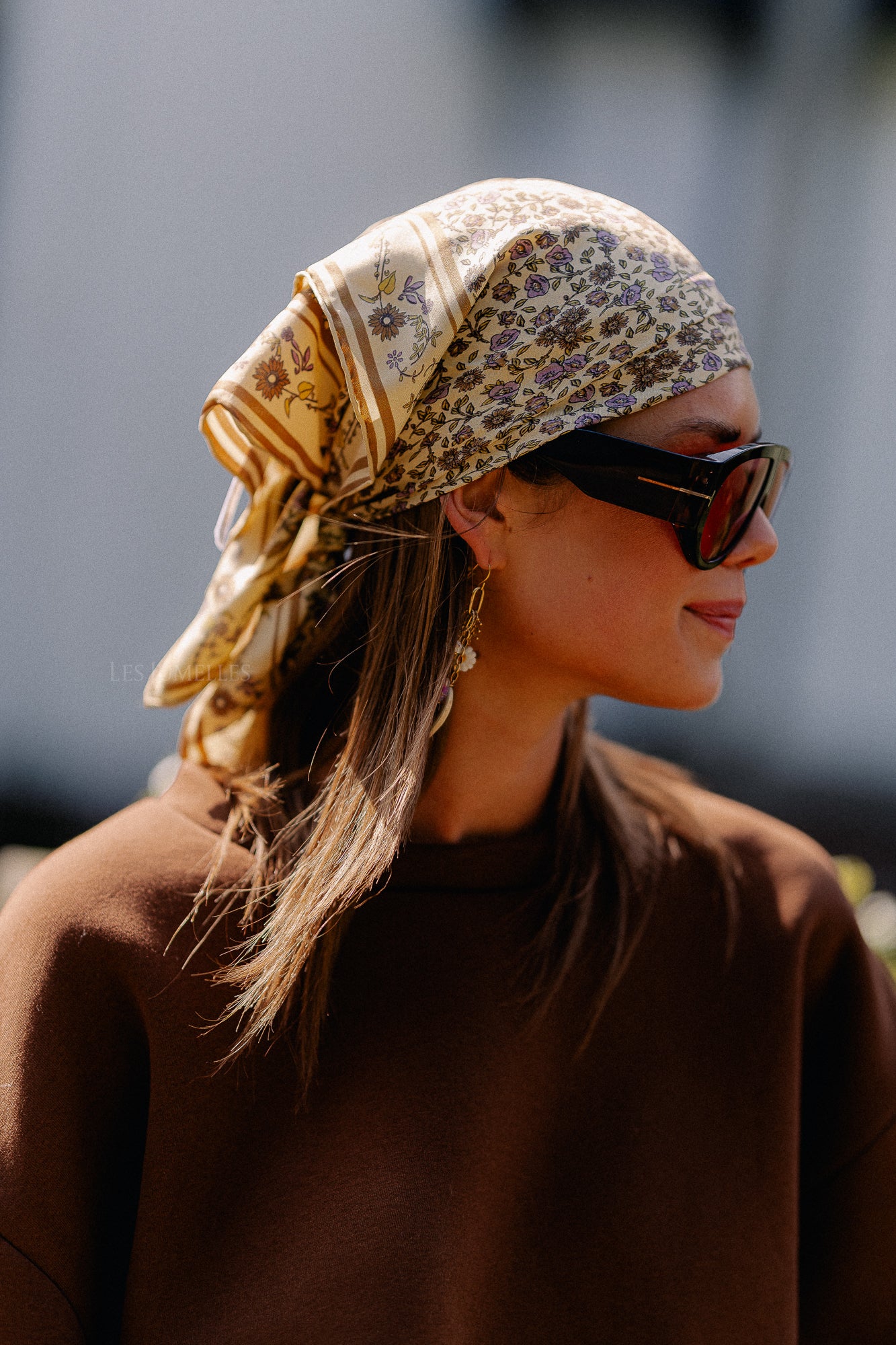 Florisima Sia scarf melon yellow