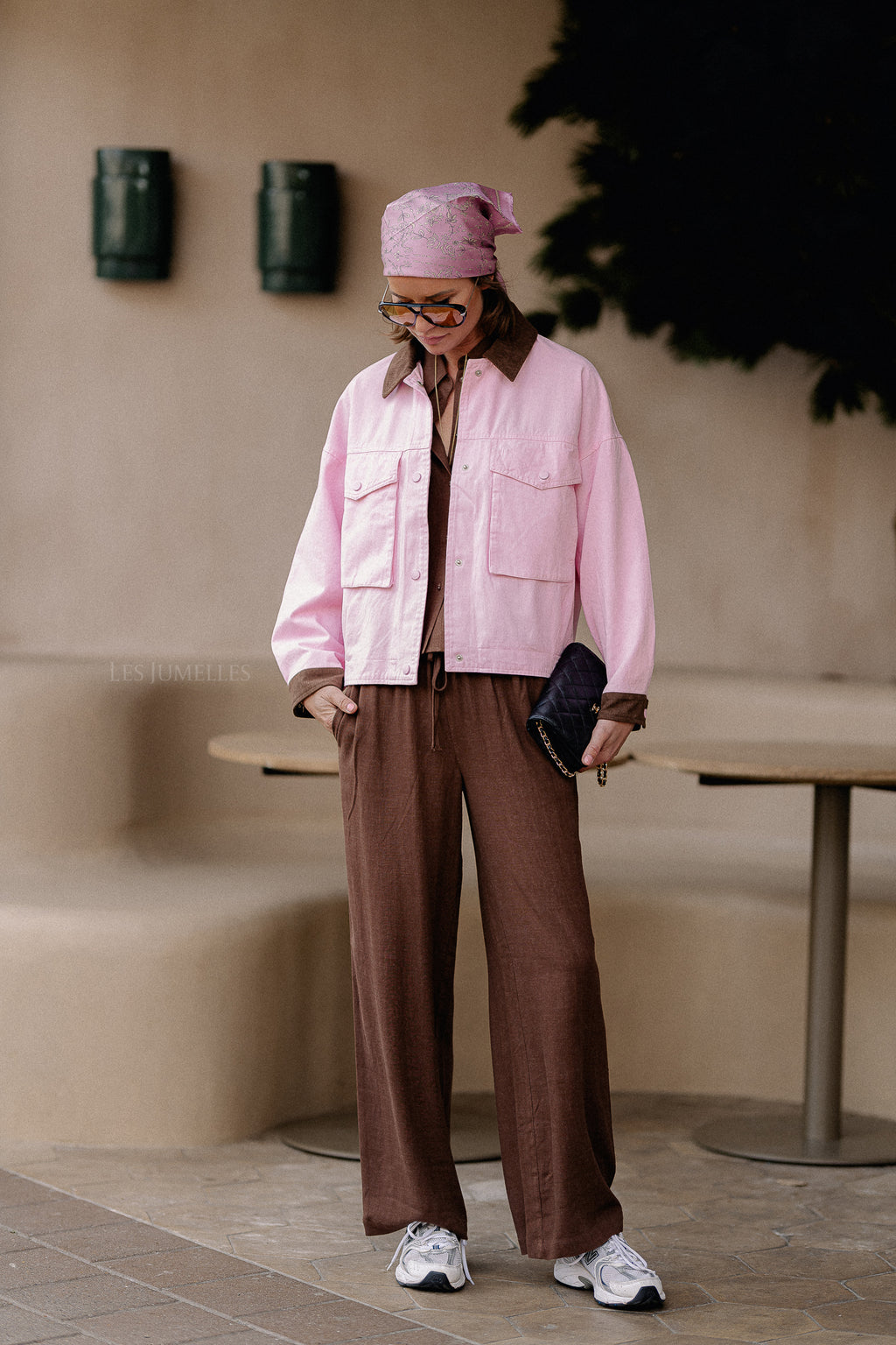 Tess trucker jacket pink
