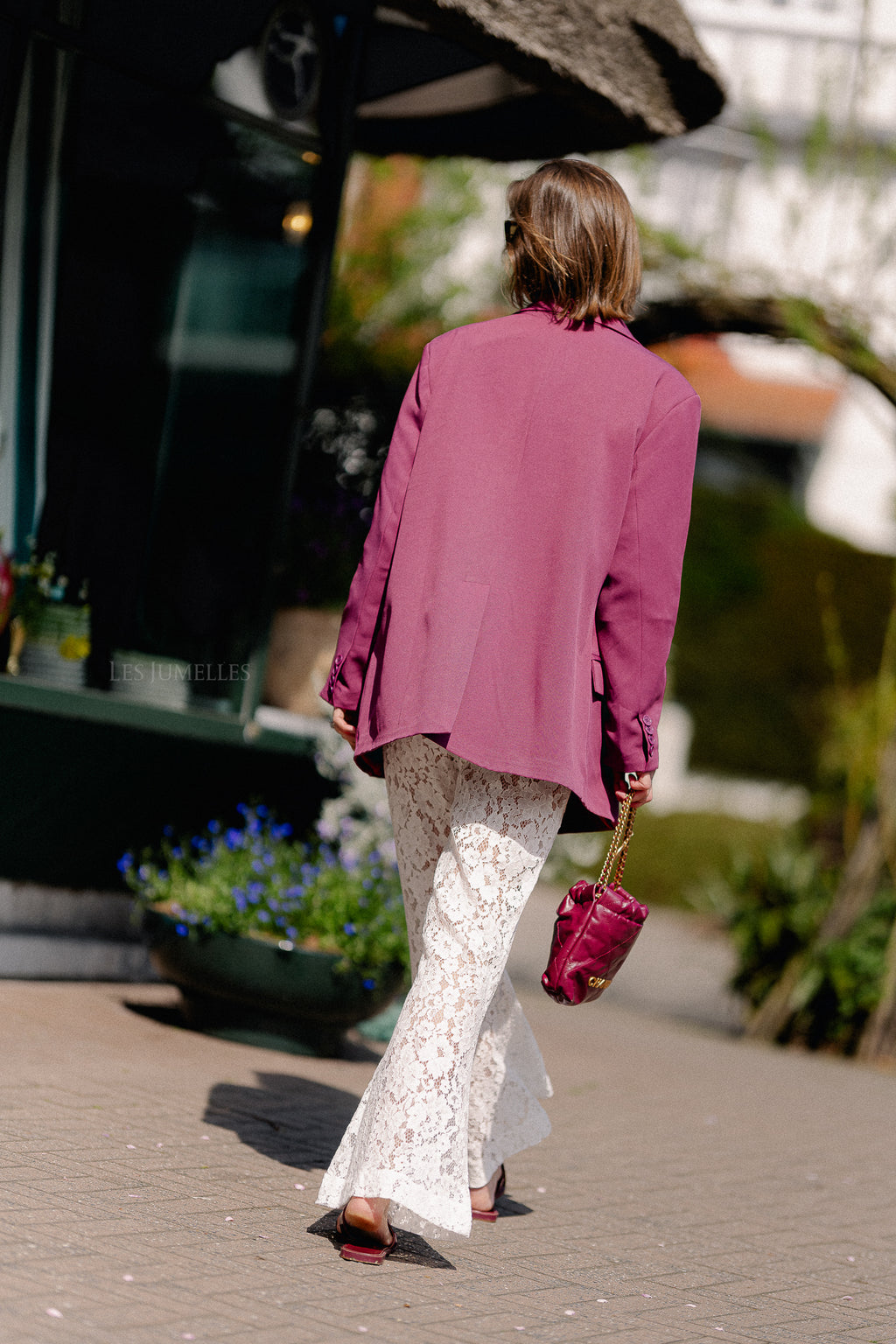 Odette blazer burgundy