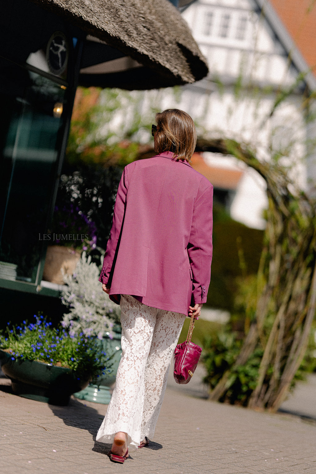 Odette blazer burgundy