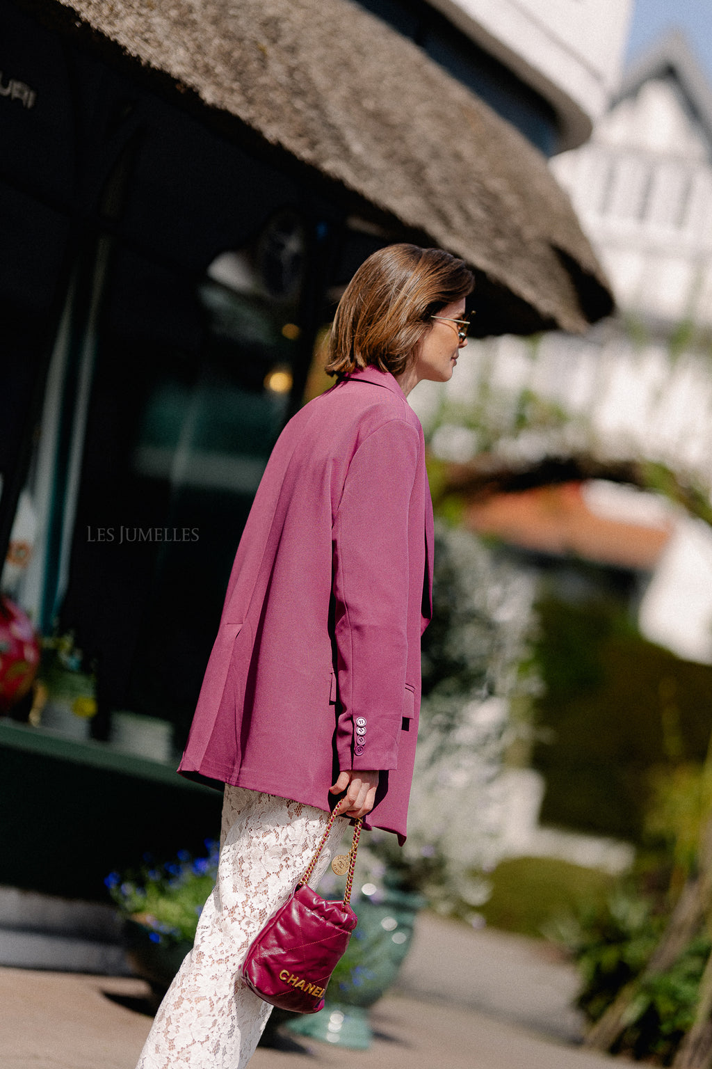 Odette blazer burgundy