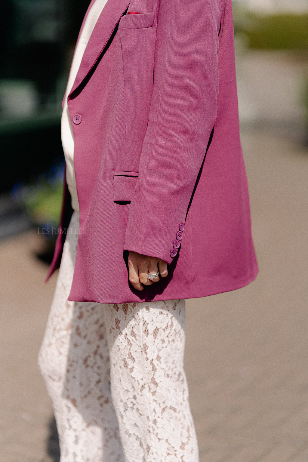 Odette blazer burgundy