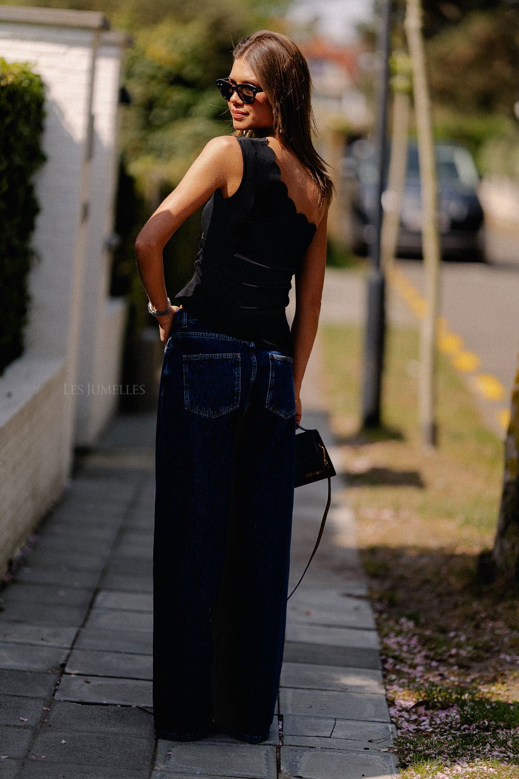 YASScallop O/S top black