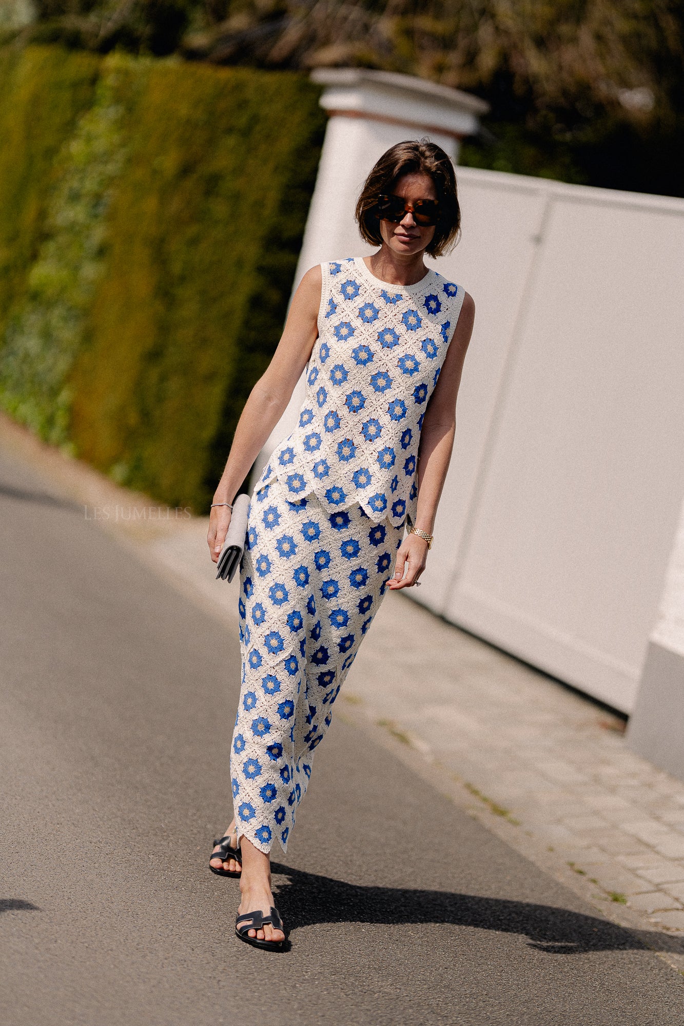 YASBalis SL crochet top birch/super sonic