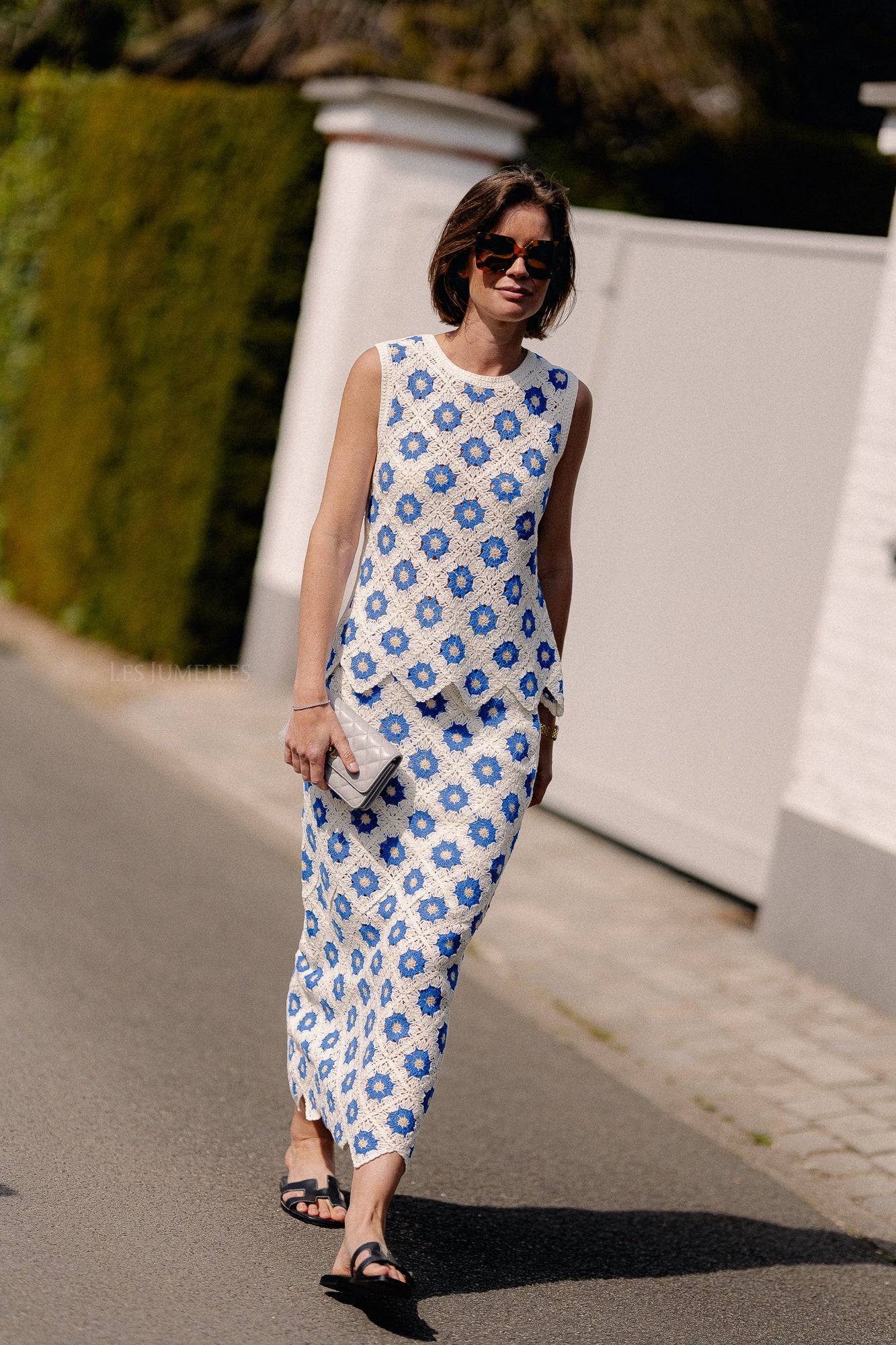 YASBalis SL crochet top birch/super sonic