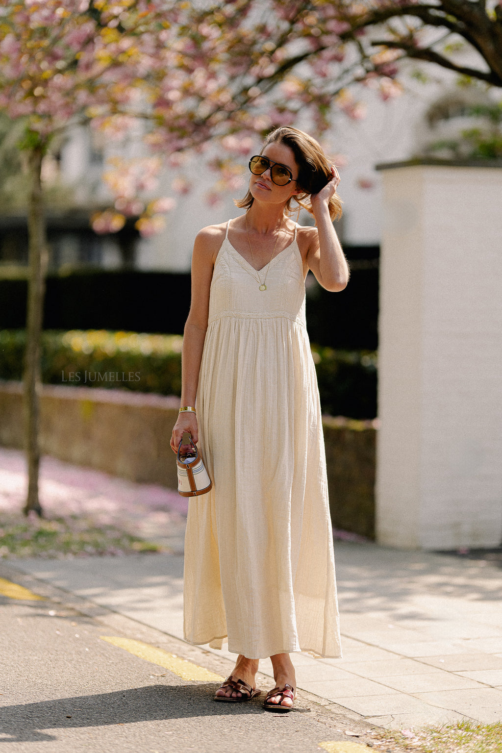 YASLana strap ankle dress birch