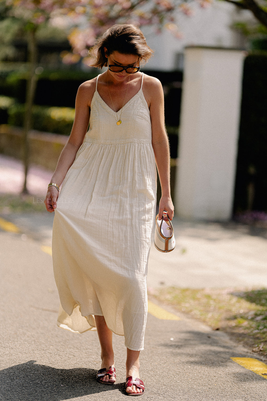 YASLana strap ankle dress birch