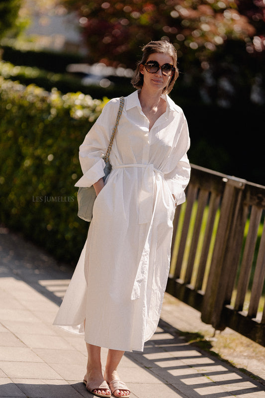Les Jumelles Georgie maxi dress white