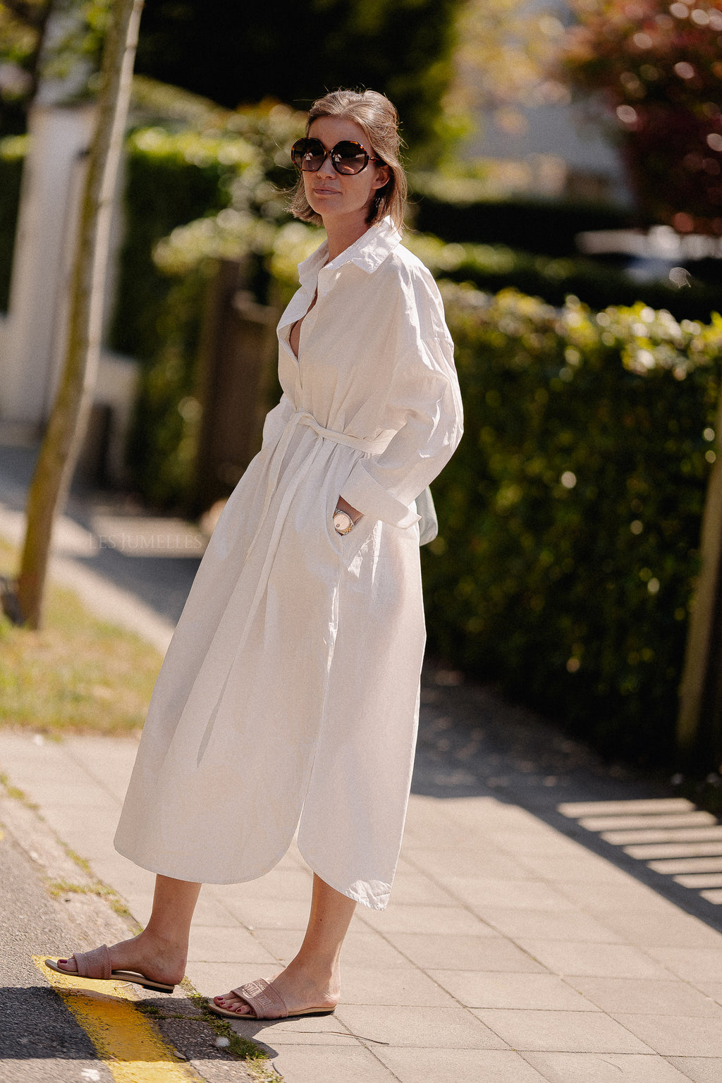 Georgie maxi dress white