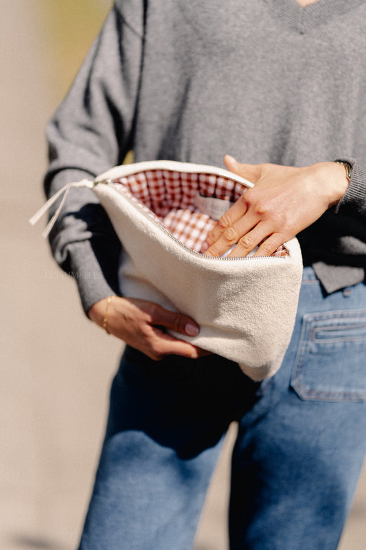 Les Jumelles Pia toilet bag ecru