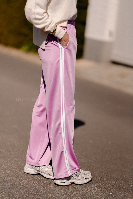 Les Jumelles Isla track pants crocus