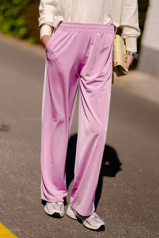 Les Jumelles Isla track pants crocus