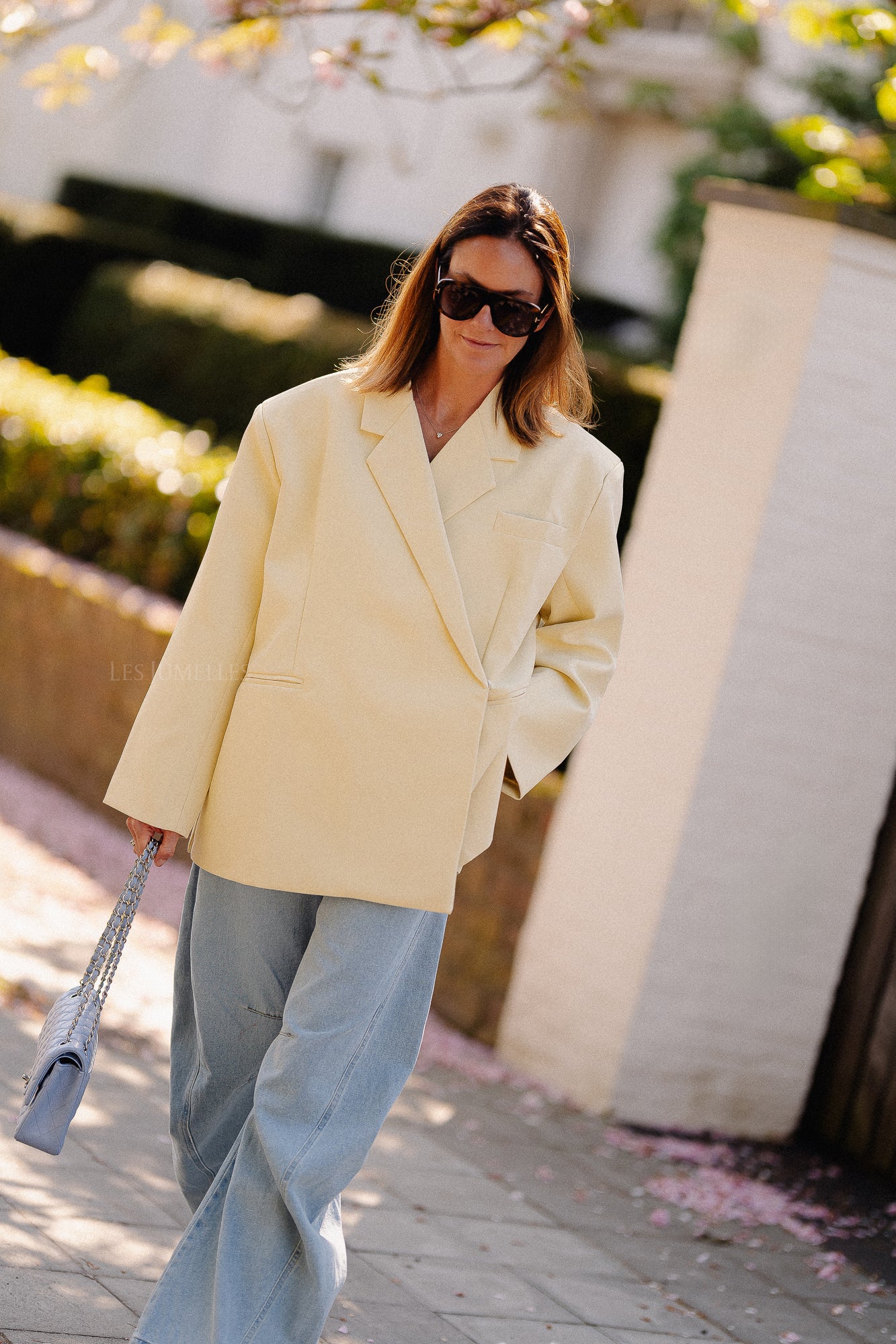 Chloe oversized blazer butter yellow