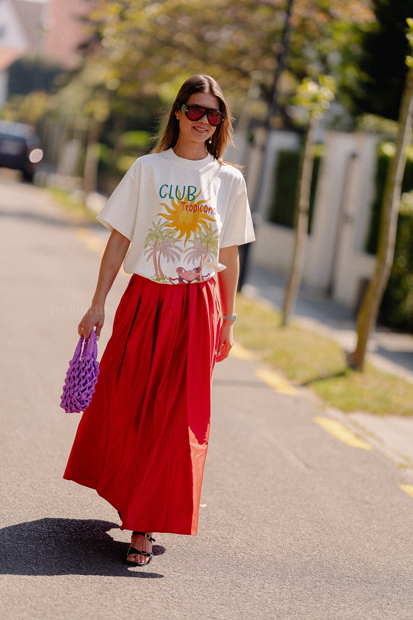 Tessa skirt hot lips