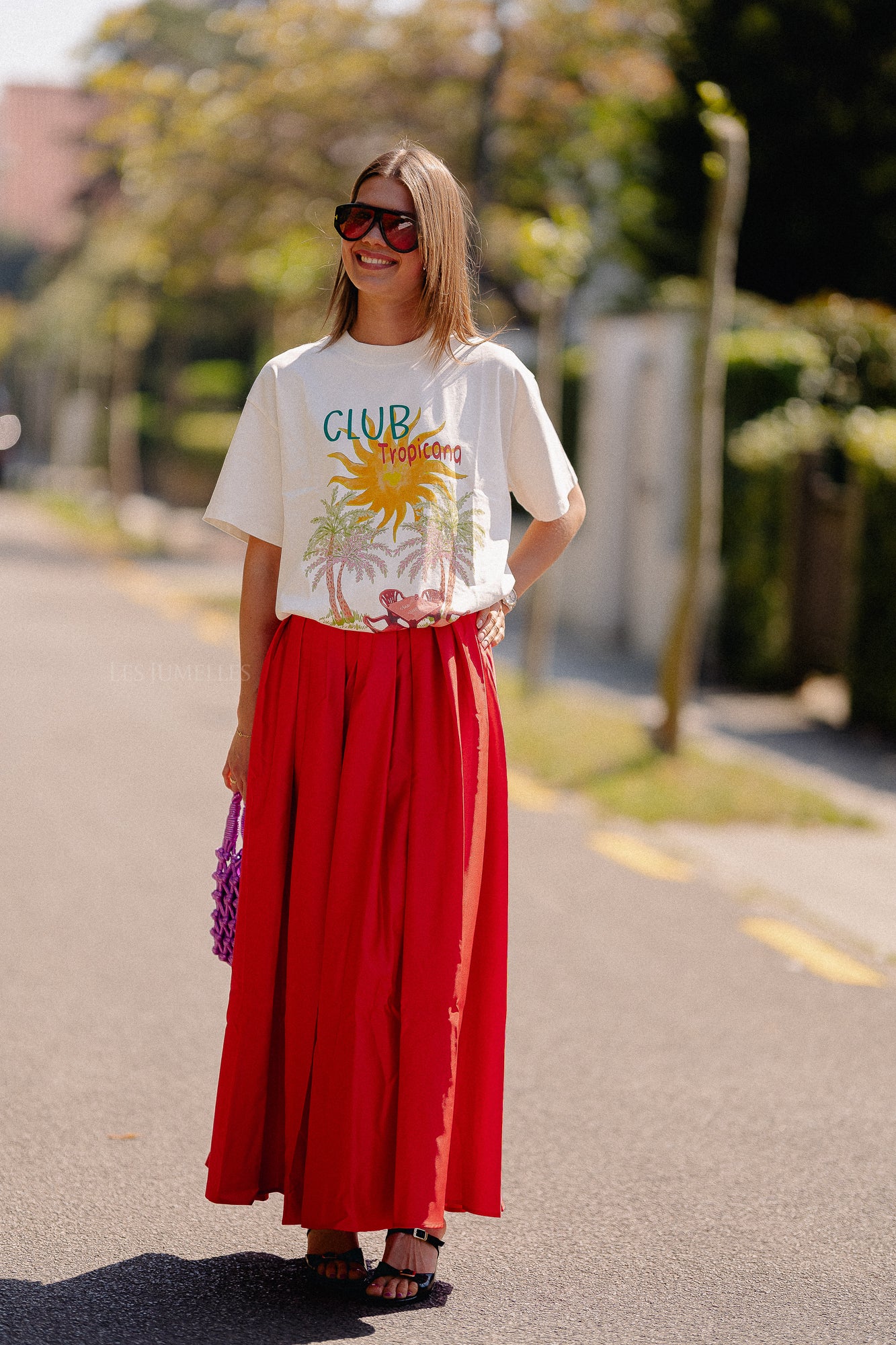 Tessa skirt hot lips