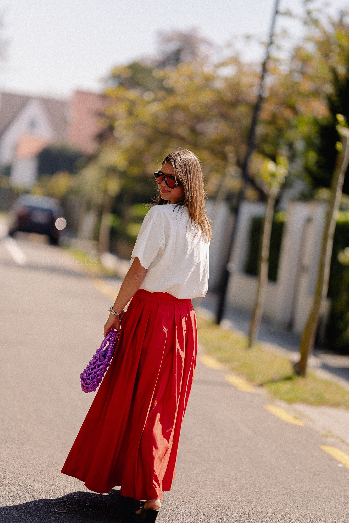 Tessa skirt hot lips