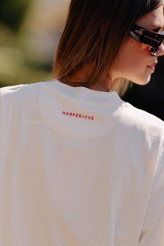 Les Jumelles Tropical T-shirt off white