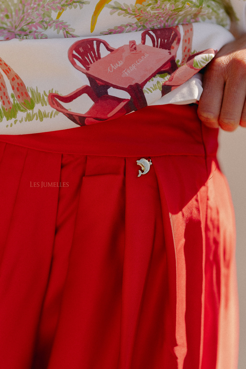 Tessa skirt hot lips