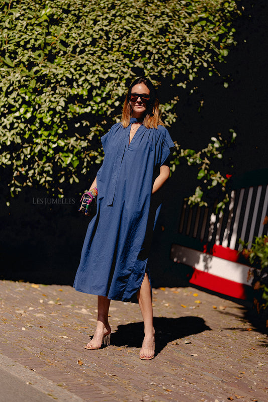 Les Jumelles Portia dress  navy