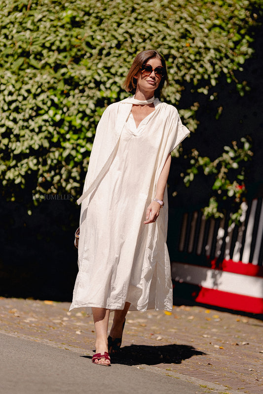 Les Jumelles Portia dress ecru