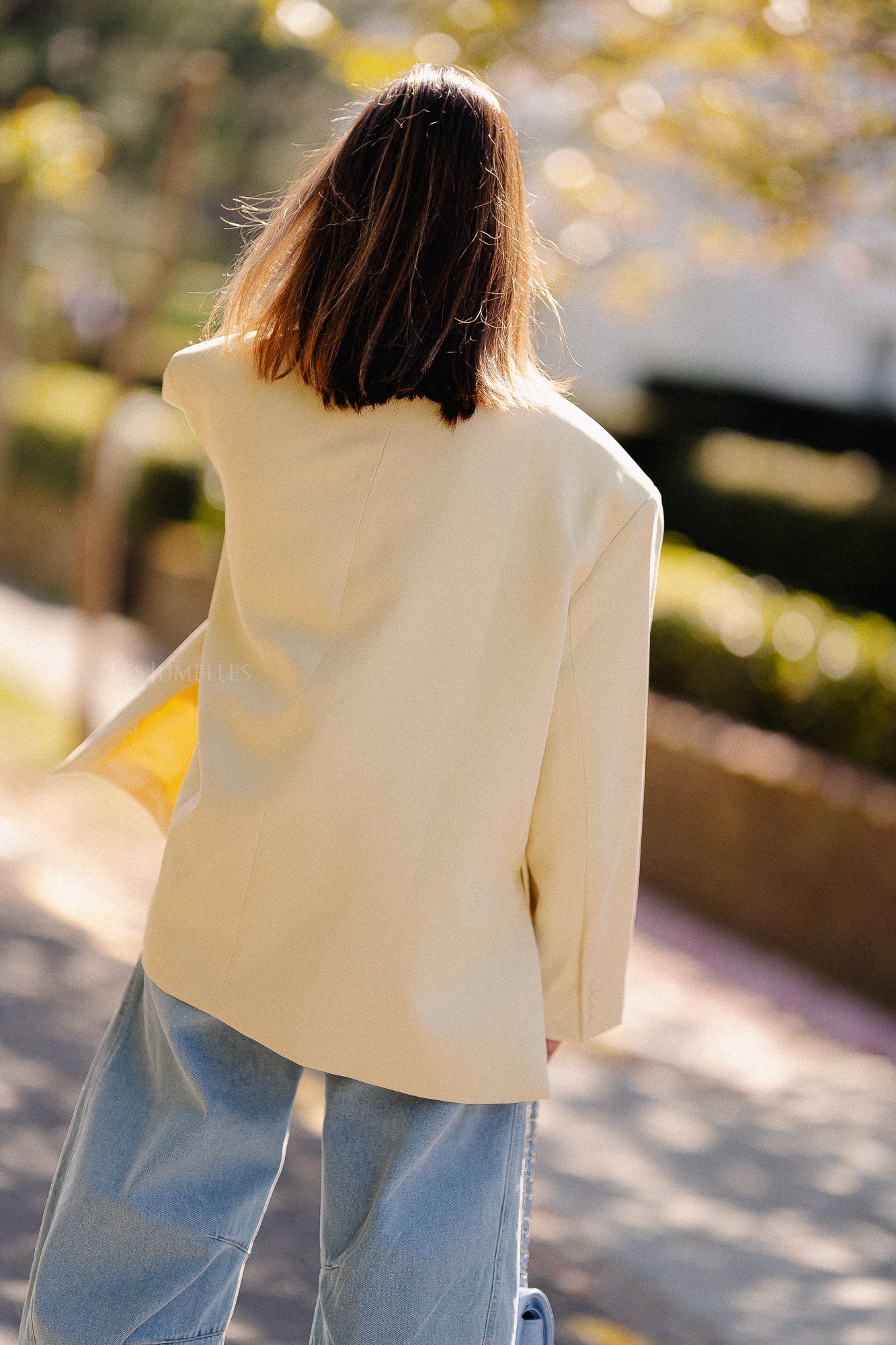 Chloe oversized blazer butter yellow