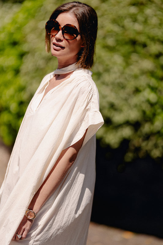 Les Jumelles Portia dress ecru