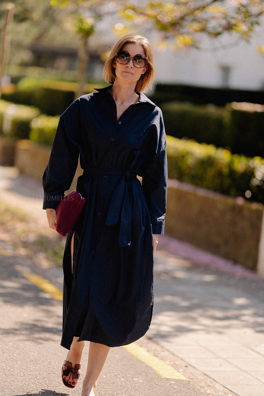 Les Jumelles Georgie maxi dress midnight blue