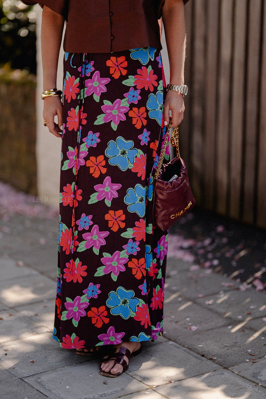 Les Jumelles Lea skirt mystic flower
