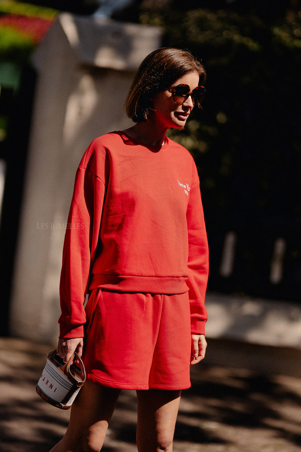VIHollie L/S sweatshirt racing red