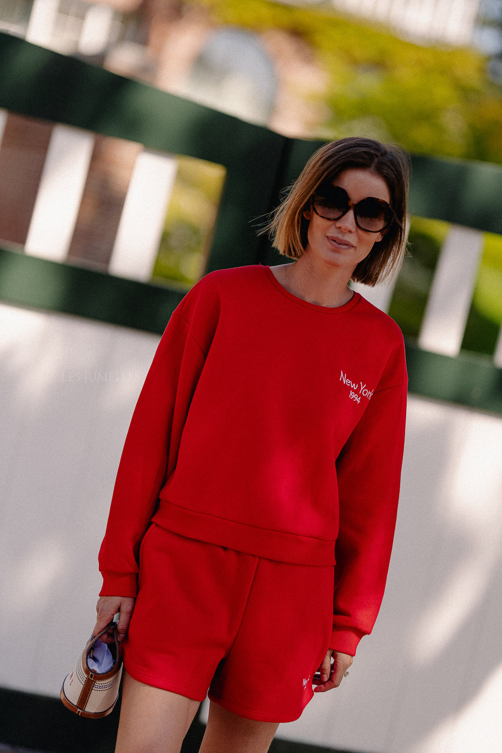 VIHollie L/S sweatshirt racing red