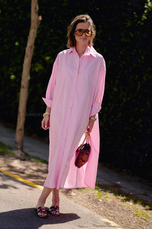 Les Jumelles Georgie maxi dress pink