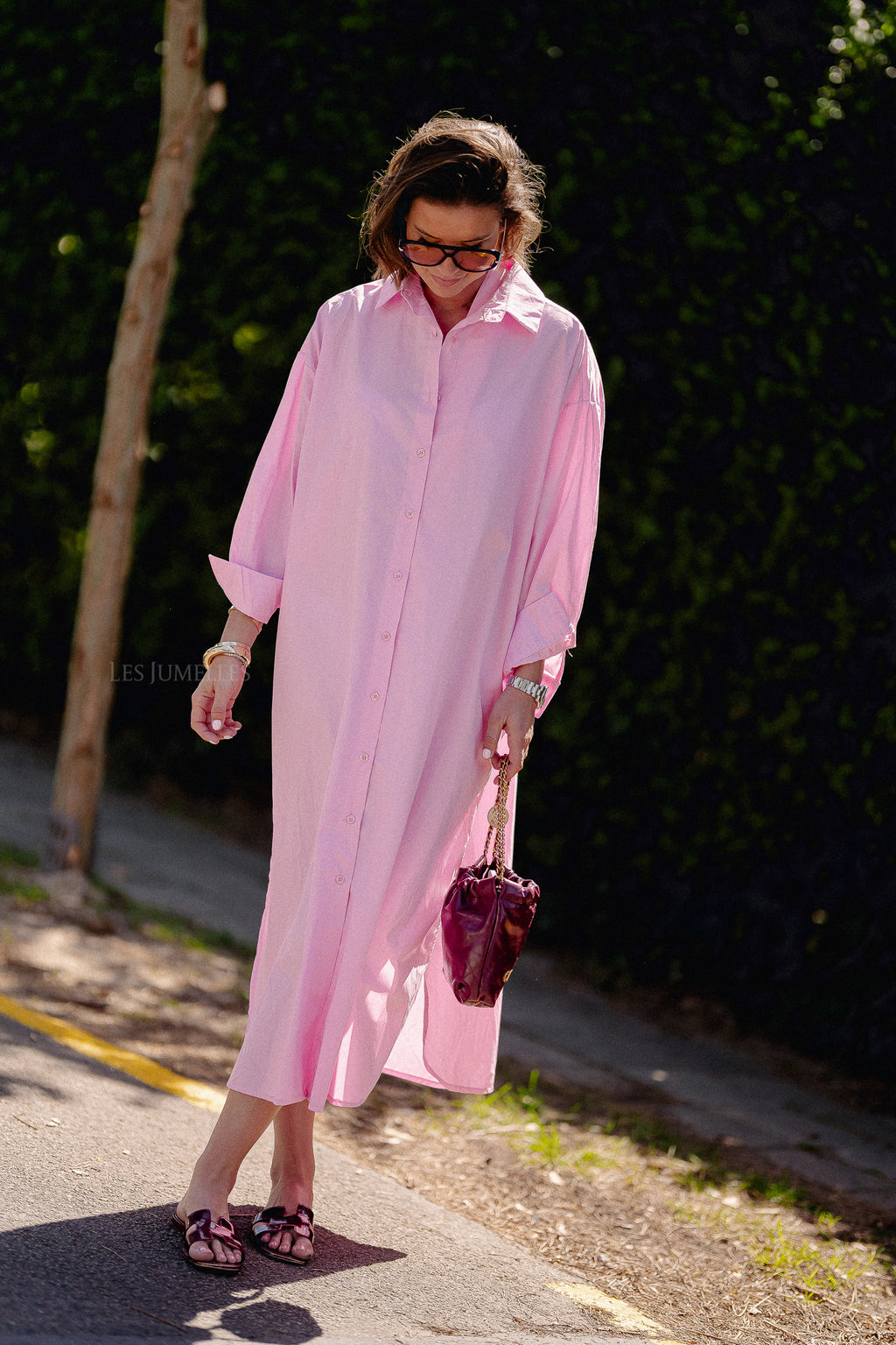 Georgie maxi dress pink
