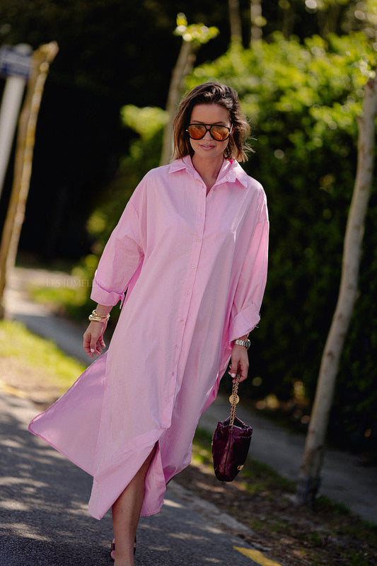 Les Jumelles Georgie maxi dress pink