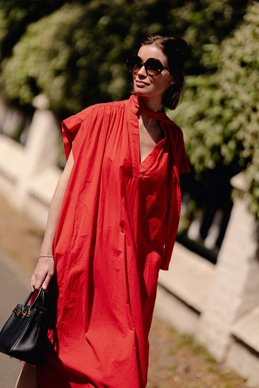 Les Jumelles Portia dress red