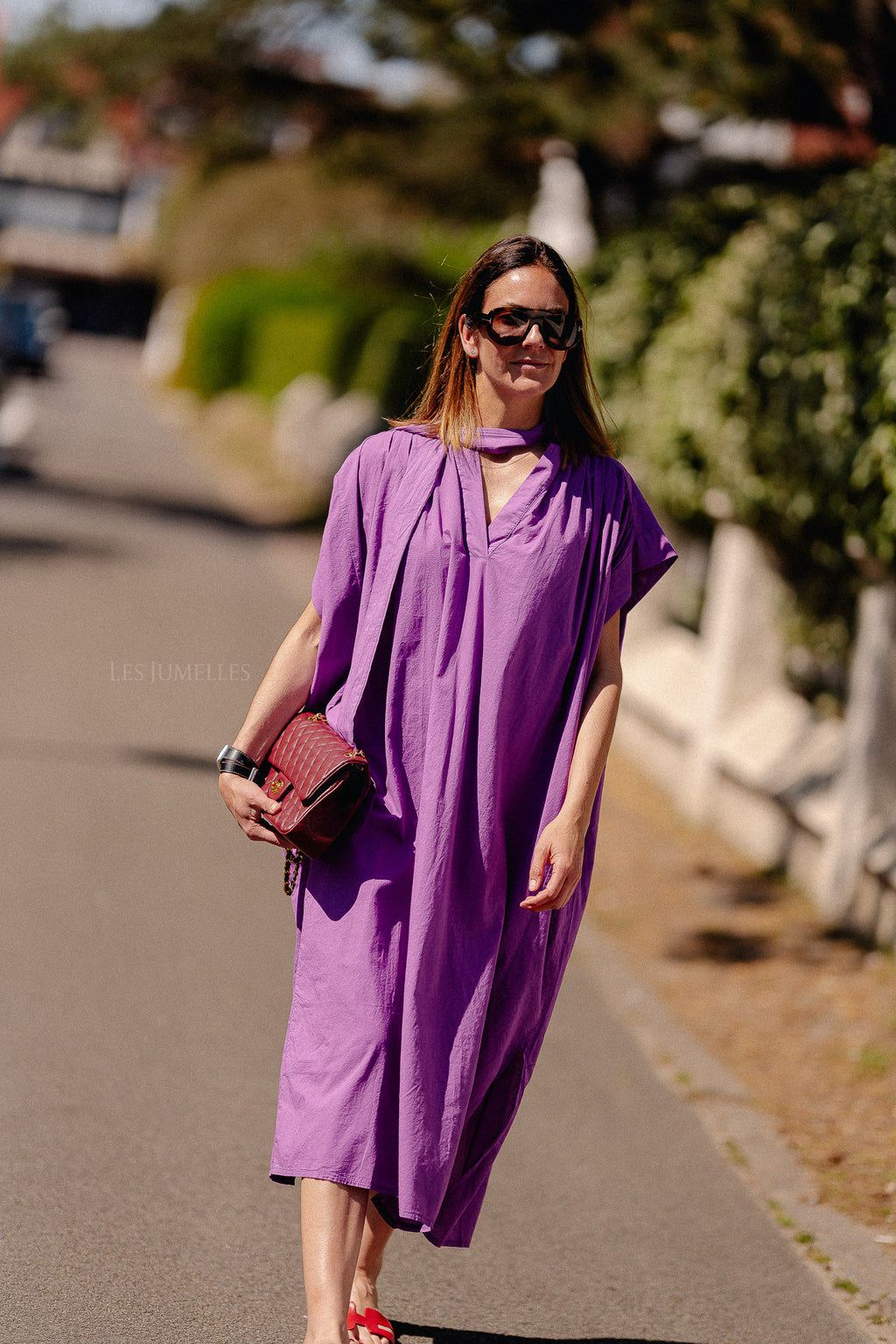 Portia dress violet