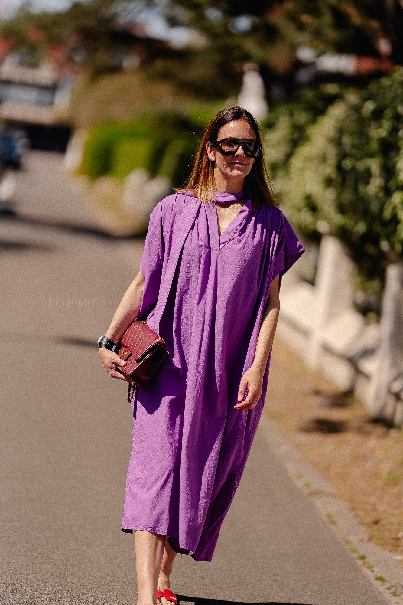 Portia dress violet