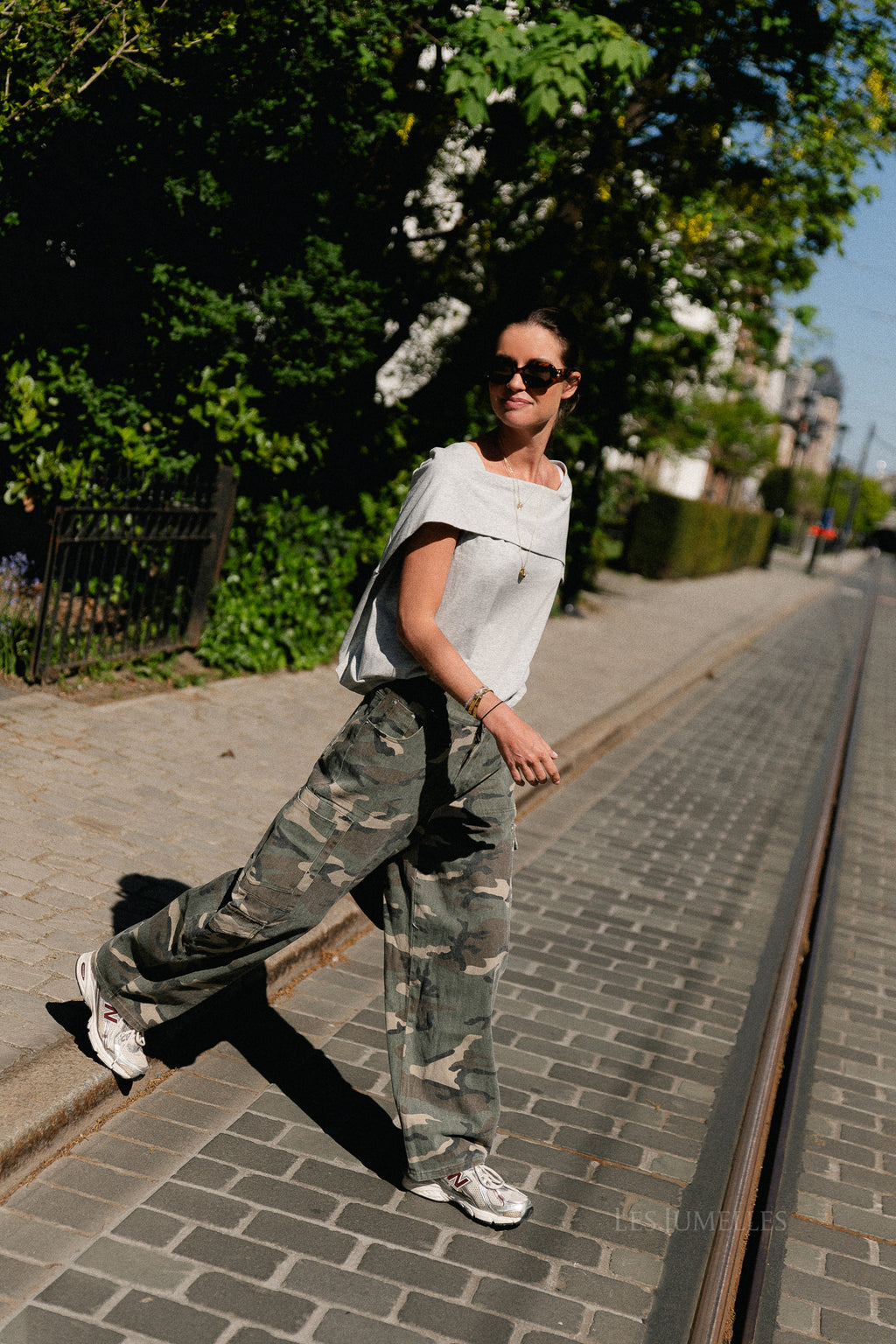 Caby camouflage cargo jeans