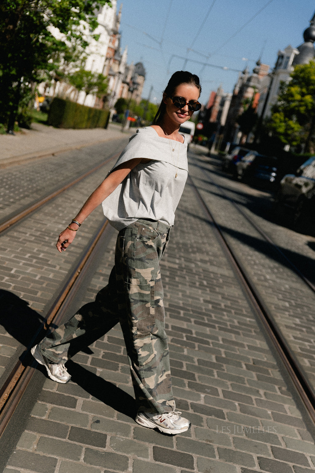 Noemie T-shirt grey
