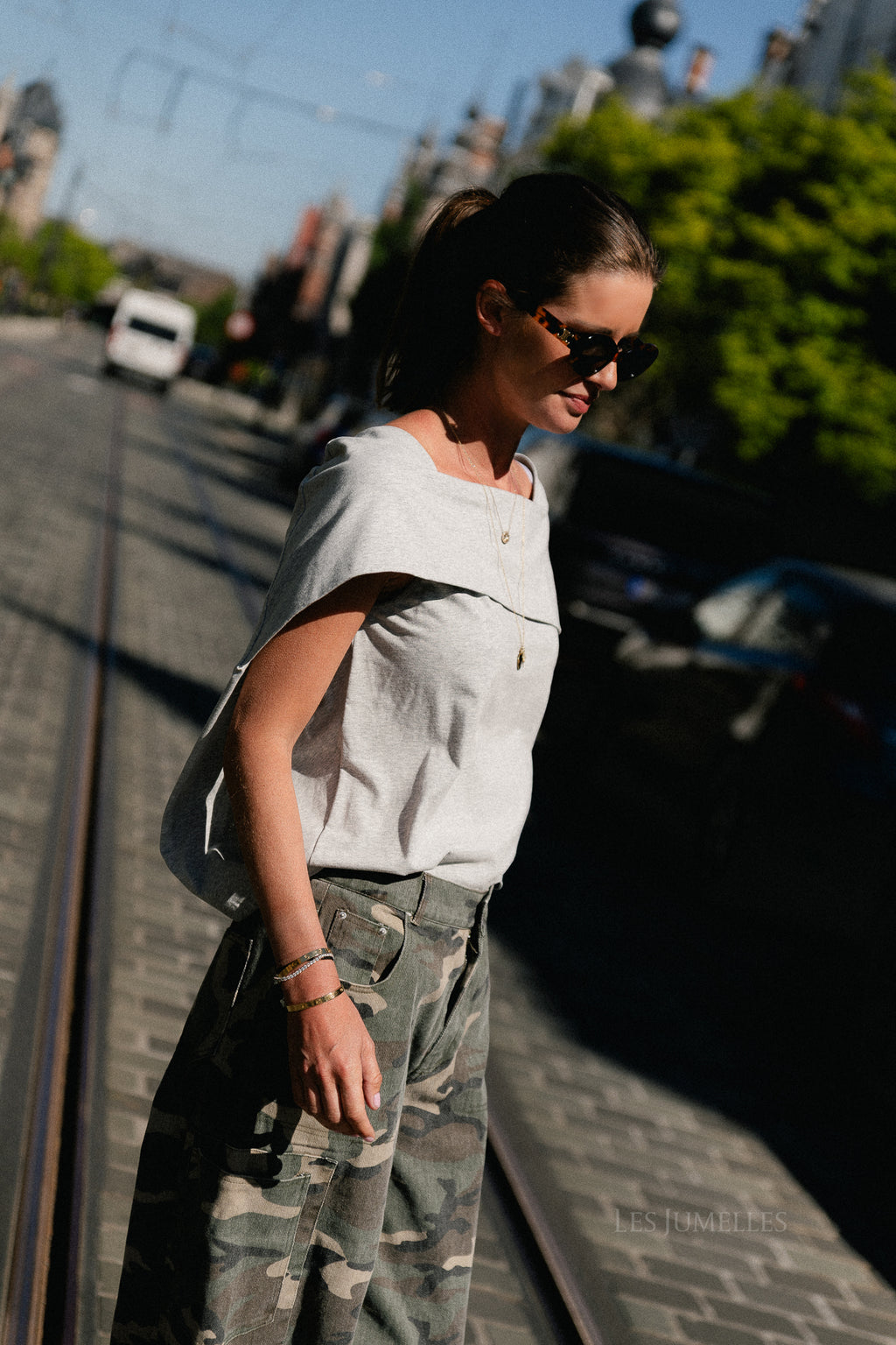 Noemie T-shirt grey